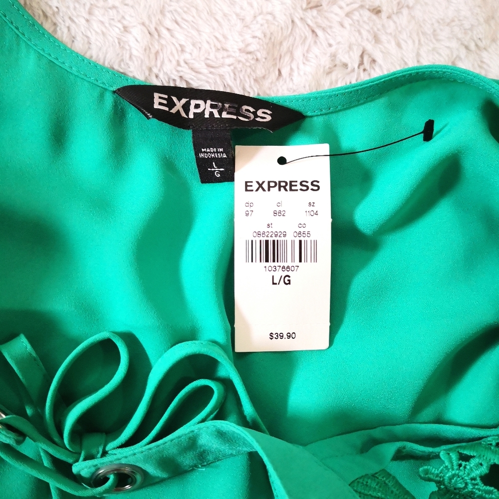 NEW Express Open Back  Blouse - Picture 4 of 5